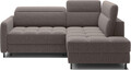 Coltar extensibil dreapta 3 locuri ELTAP, RT-20AS, Barea, 208x160x100 cm, lemn/poliester, maro deschis