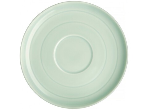 Farfurioara piano, ambition, portelan, 15 cm, verde menta