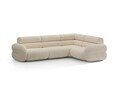 Coltar dreapta 5 locuri, Neo, Micadoni Home, 295x210x83 cm, tesatura Chenille Silencio, bej deschis
