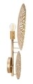 Aplica de perete Simple Glam, Mauro Ferretti, 28.5 x 46 cm, 1 x E27, 40W, fier