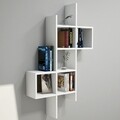 Raft pentru perete Keno, Puqa Design, 78,6x20x125 cm, alb