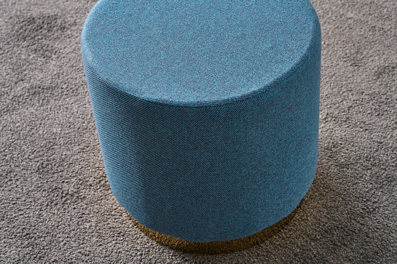 Taburet, Atelier del Sofa, 825BLC5127, Lemn, Albastru - view 3