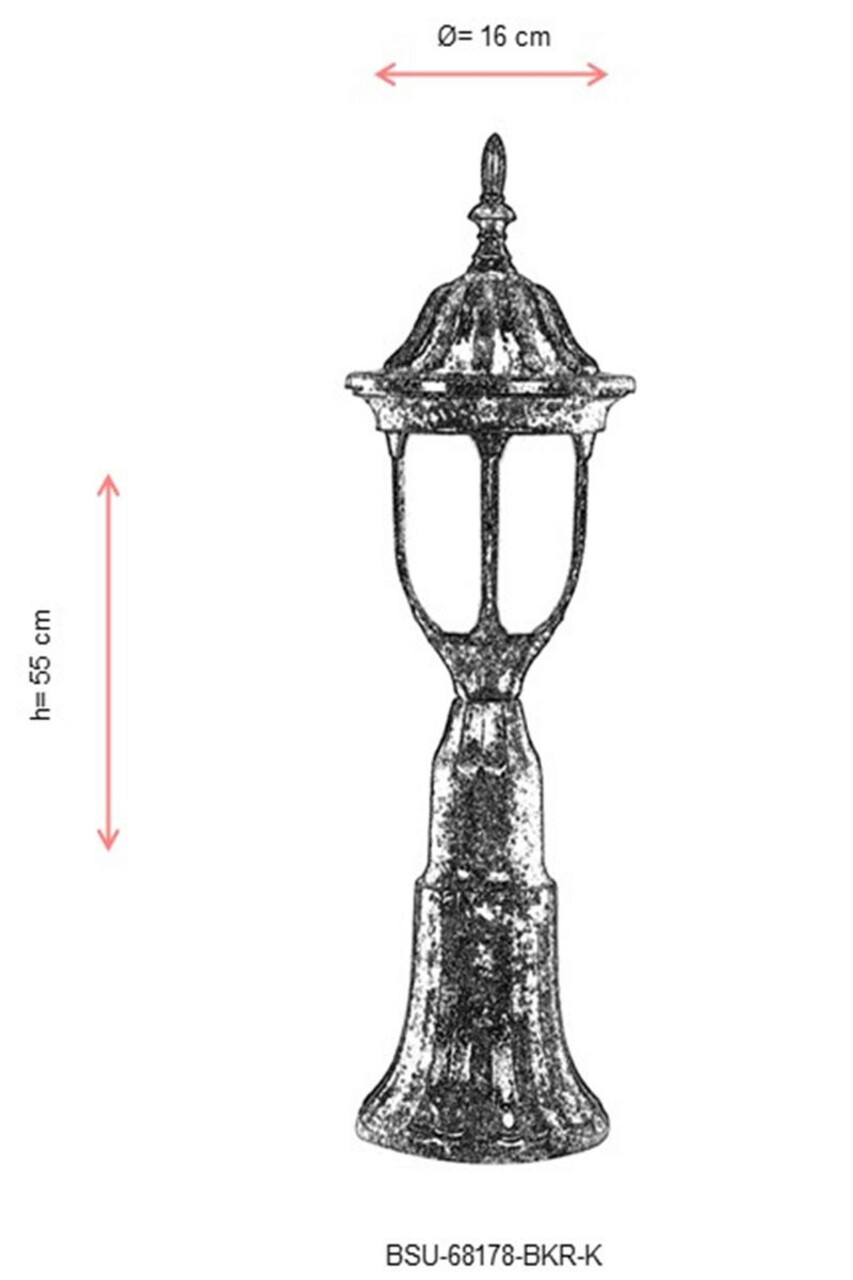 Lampa de exterior, Avonni, 685AVN1185, Plastic ABS, Maro