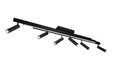 Plafoniera Zeno, TRIO, 180x8.5x15 cm, 5.5W, 18W, 6x SMD, 1x SMD, metal, negru mat