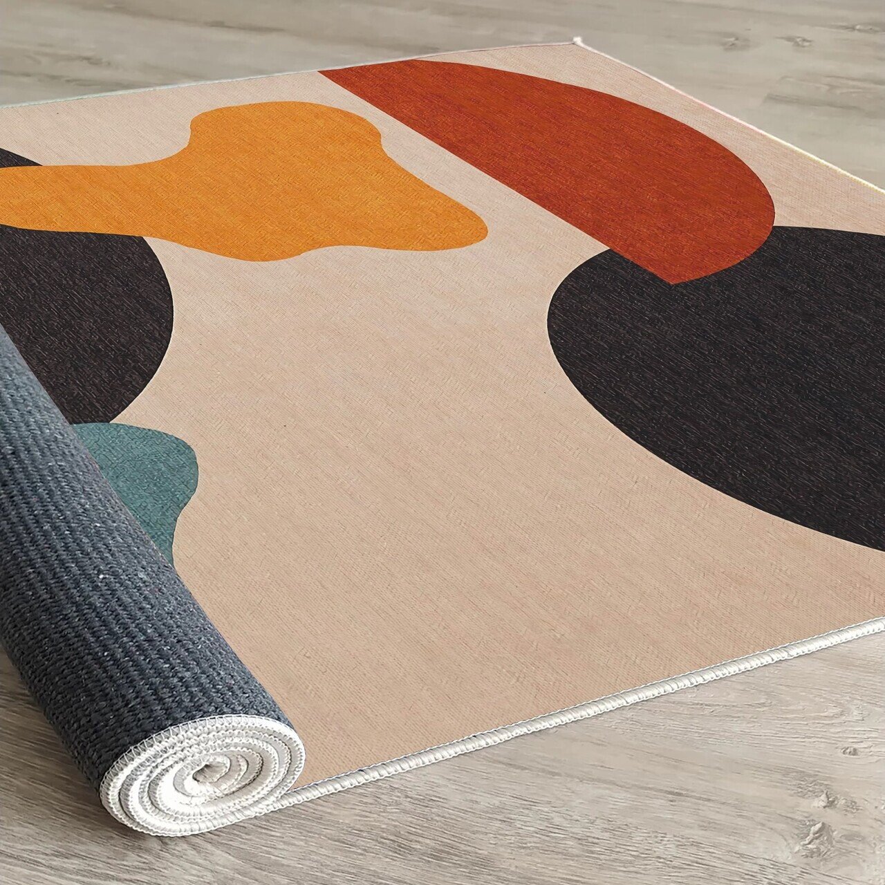 Covor, Woopamuk007, 140x220 cm, Bumbac/Poliester, Multicolor - view 4
