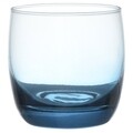 Set 6 pahare pentru whisky, Glasmark, Ombre, 260 ml, sticla, albastru