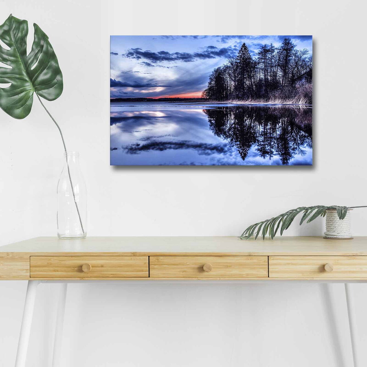 Tablou decorativ cu lumina LED, 4570DHDACT-013, Dimensiune: 45 x 70 cm, Multicolor - view 2