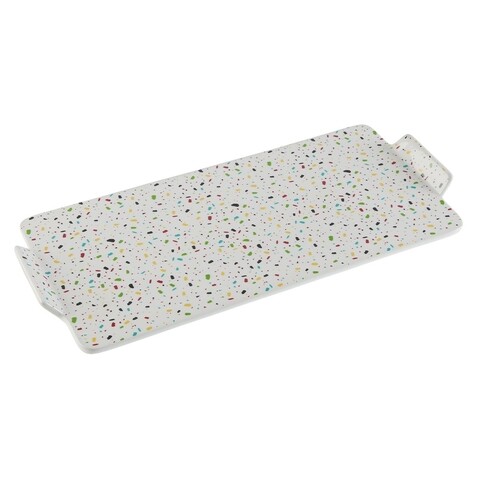 Tava pentru servire cake, versa, 36.5 x 16.3 x 2.5 cm, portelan