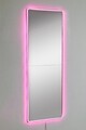 Oglinda cu Iluminare Led, Mirrorland, Rectangular, Oglindă indestructibilă cu obturator, Roz