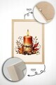 Tablou decorativ, Arthllwnmodel44-5070, MDF, Multicolor