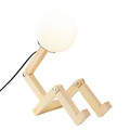Lampa de masa, Noor, 525NOR2148, Lemn, Natural
