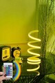 Lampa de masa, Curlux, 509CRL1113, Aluminiu, Multicolor