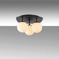 Lustra, Fulgor, 942FLG1385, Metal, Alb/Negru