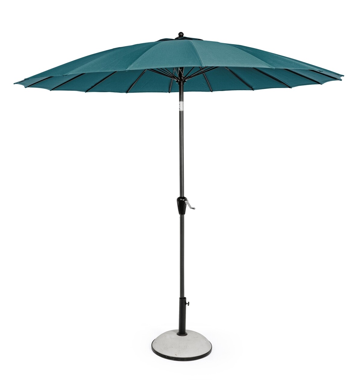Umbrela pentru gradina / terasa, Atlanta, Bizzotto, Ø 270 cm, stalp Ø 38 mm, aluminiu, albastru