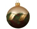 Glob Holly, Decoris, sticla, auriu