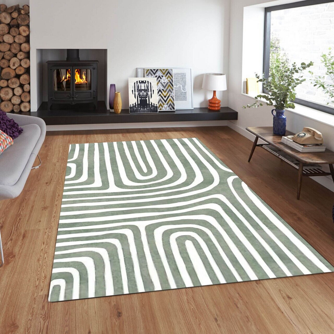 Covor, CG_108, 120x180 cm, Poliester, Multicolor — imaginea 2