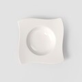 Farfurie adanca NewWave, Villeroy & Boch, 24.5x24.5x4.5 cm, 340 ml, portelan premium, alb