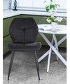 Scaun Frank Nea, Signal, 48x41x86 cm, textil/otel, negru