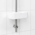 Suport baie cu montaj pe bara de dus, Brabantia, Caddy White, 24.4x13.3x7.5 cm, polipropilena, alb