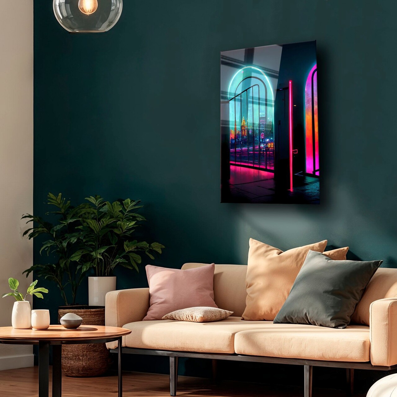 Tablou decorativ, Camtbl-004, Dimensiune: 40 x 60 cm, Multicolor - view 3
