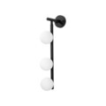 Aplica de perete, Fulgor, 942FLG2123, Metal, Alb/Negru