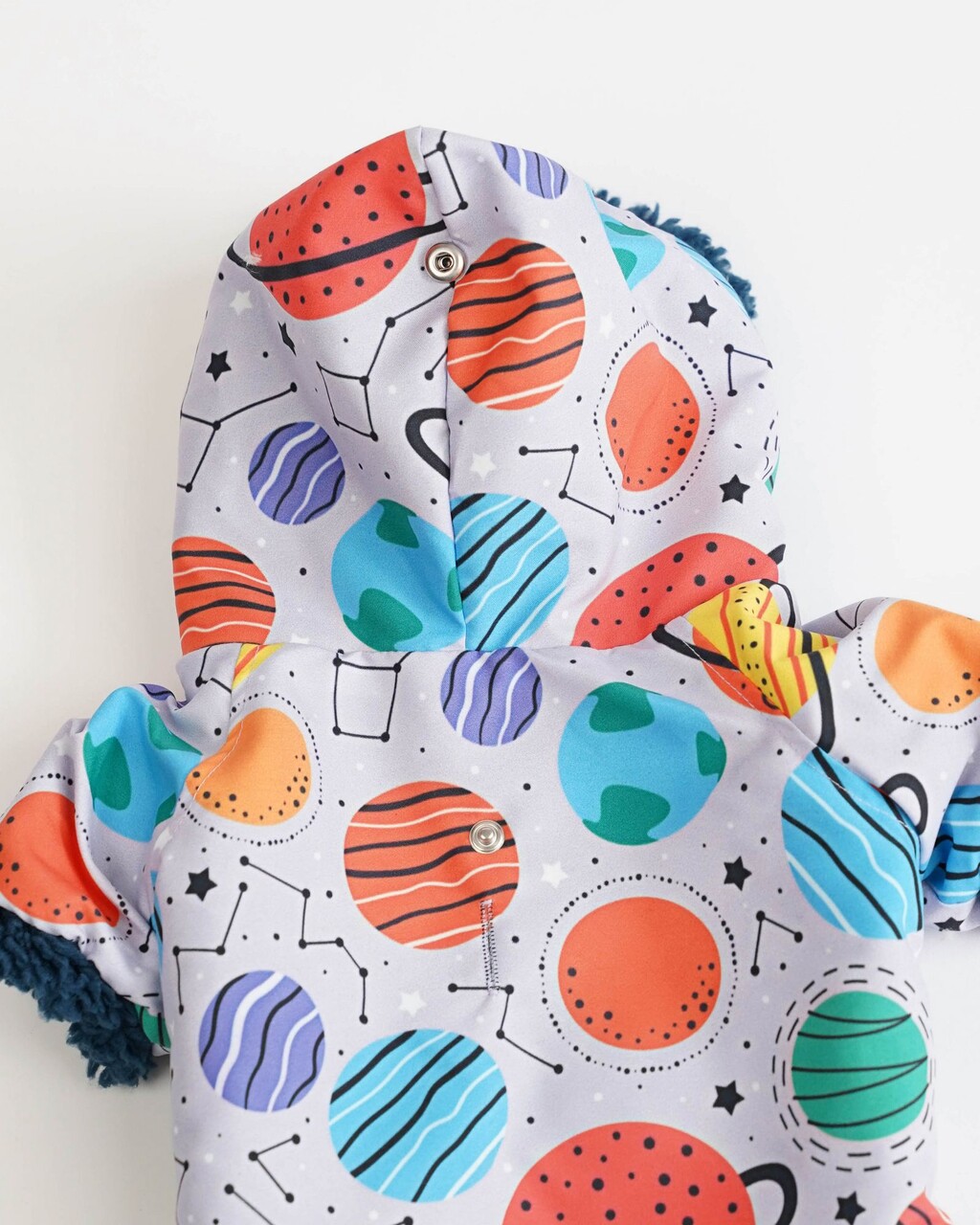 Hanorac pentru câini, Paws &amp; Whiskers, Galaxy Raincoat, Multicolor - view 4