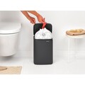 Cos de gunoi, Brabantia, Bo Small, 7 L, 20.7x24.2x31.7 cm, otel, gri inchis