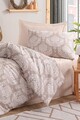 Lenjerie de pat pentru o persoana, Post - Brown, Eponj Home, 65% bumbac/35% poliester