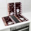 Protectie universala pentru aragaz Maximex, Star, 56x50 cm, sticla, multicolor