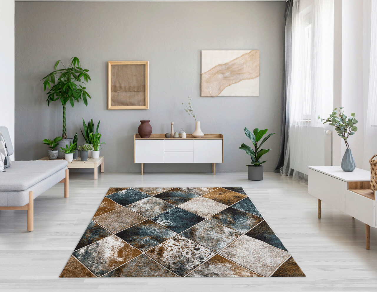 Covor, G0828 , 160x230 cm, Polipropilena, Multicolor - 1 | YEO