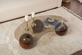 Masuta de cafea, Cerritos, Sphere, Nuc / Bronz