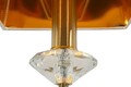 Aplica de perete Salzburg, Mauro Ferretti, 1 x E14, 20W, 18x24x40 cm, fier/sticla, auriu/alb