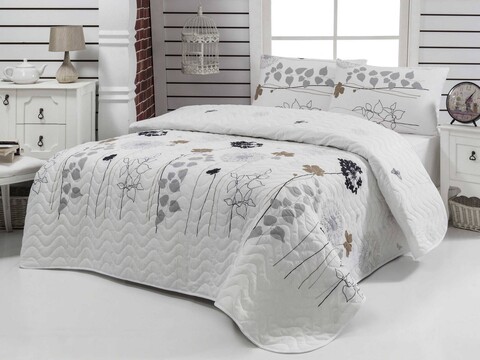 Set cuvertura cu 2 fete de perna, Eponj Home, Atlantis 143EPJ69484, 220 x 240 cm, amestec bumbac, multicolor 143EPJ69484 imagine 2022