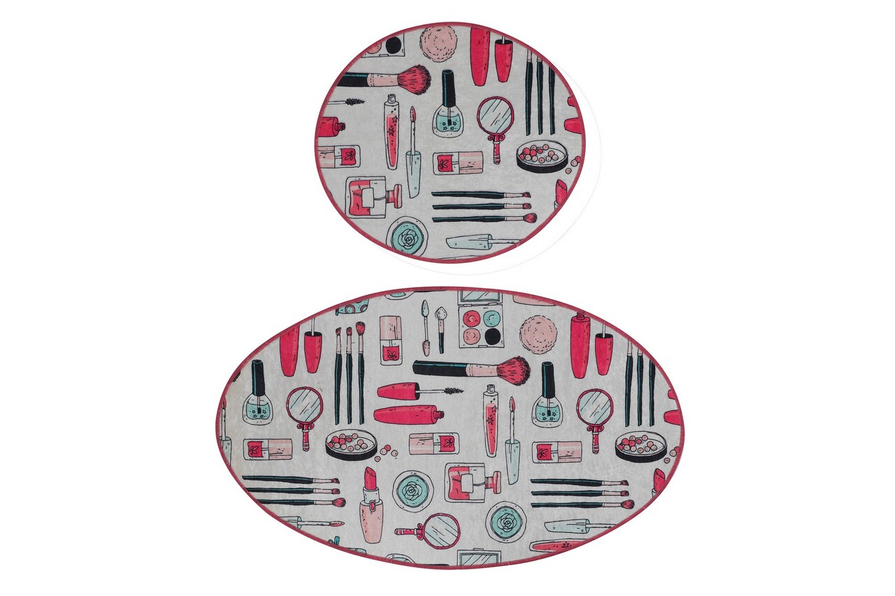 Set covorase de baie, L'essentiel Maison, Make Up Djt, Multicolor - view 5