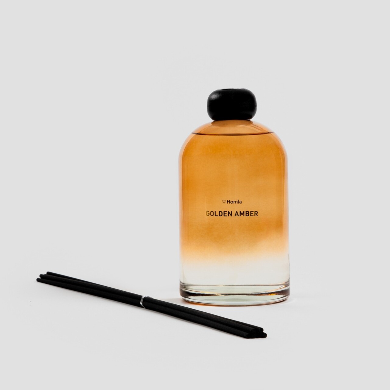 Difuzor de parfum cu betisoare Glow, Homla, 1 L, sticla, galben - 2 | YEO