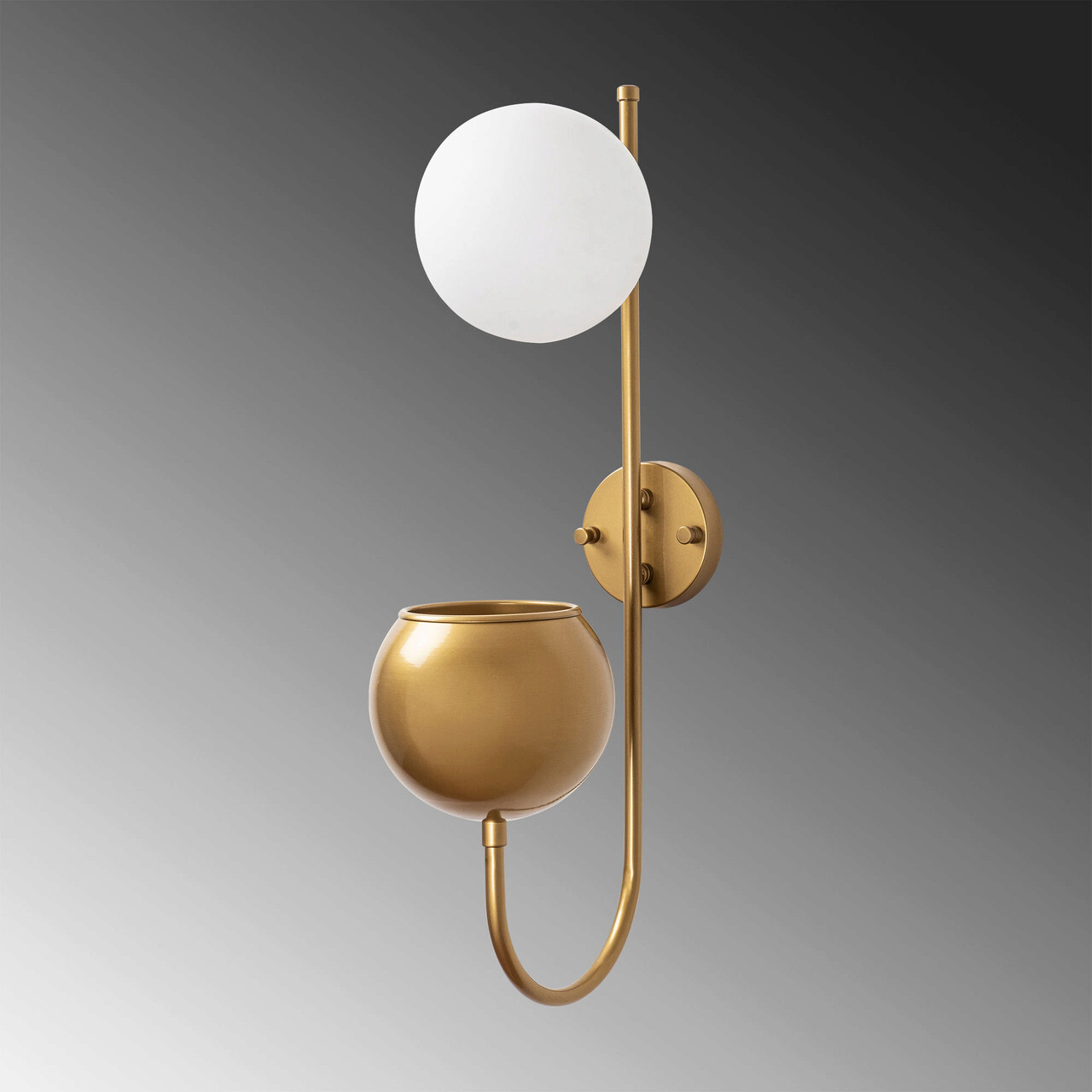 Aplica de perete, Fulgor, 942FLG2161, Metal, Auriu - 2 | YEO