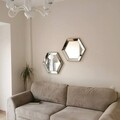 Set 2 oglinzi 2A405, Neostill, 52 x 60 cm, argintiu