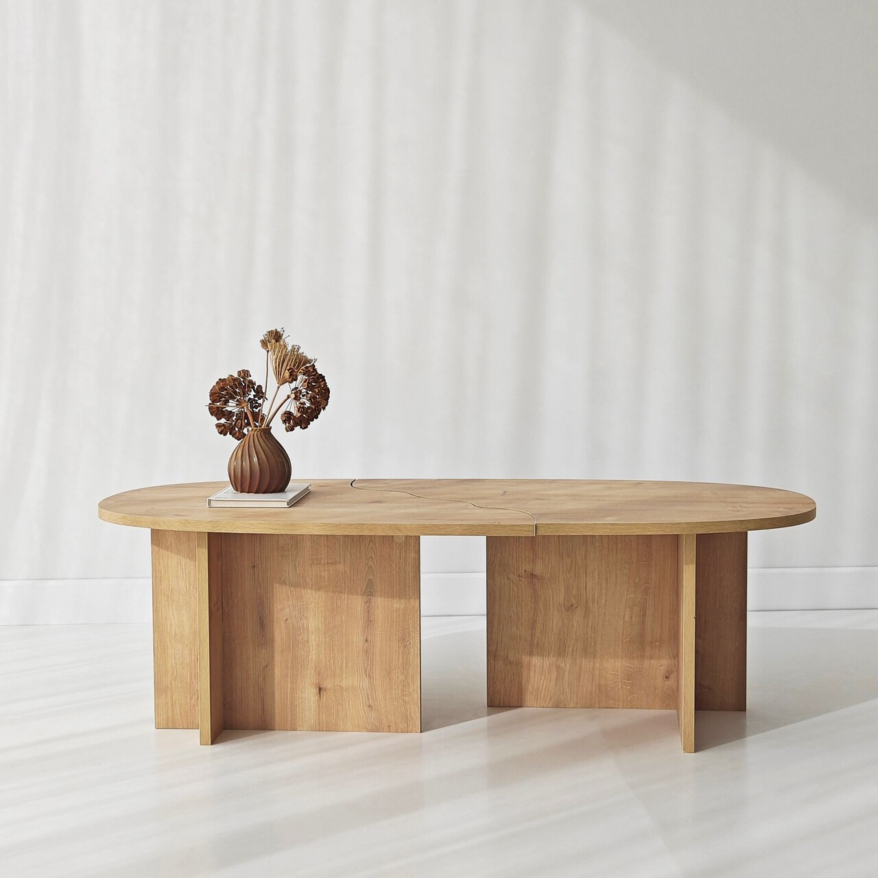 Masuta de cafea, Hanah Home, Missisipi, 120x38x60 cm, Maro - view 5