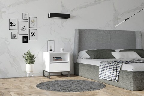 Noptiera, Asse Home, Lindau, 51x61x51 cm, Alb 51x61x51 imagine 2022