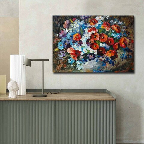 Tablou decorativ, 70100famousart-003, canvas, 70 x 100 cm, multicolor