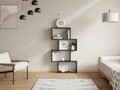 Raft de perete ELTAP, Egurro, 80x20x144 cm, PAL/PVC, negru
