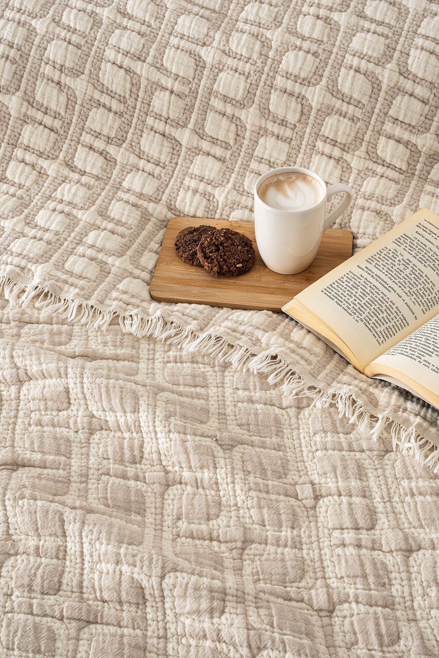 King Quilt, L'essentiel Maison, Perge, Bej - view 2