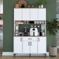 Dulap multifunctional, Rani, JE177, Alb