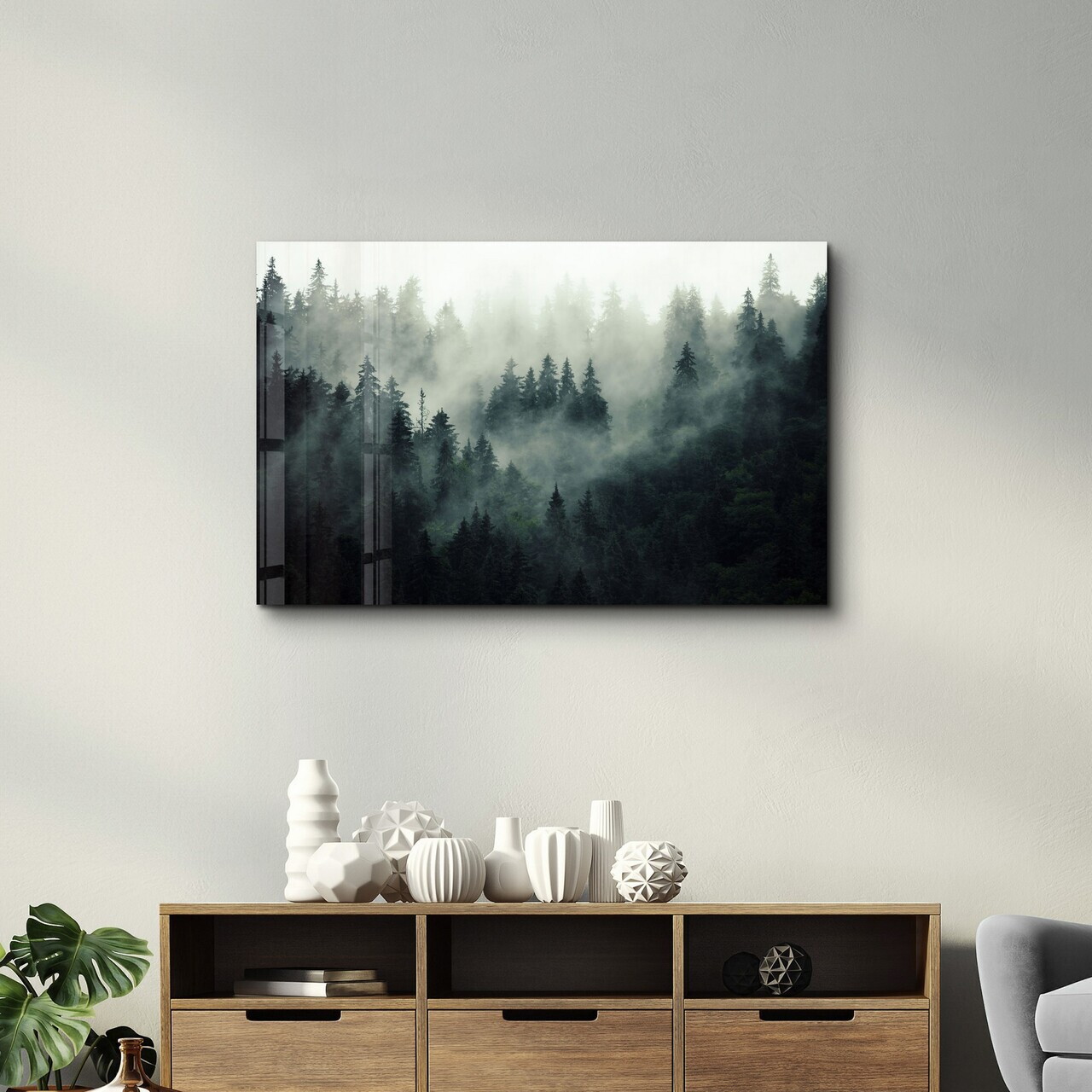 Tablou decorativ, CAM-4051, Dimensiuni: 46 x 72 cm, Multicolor — imaginea 2