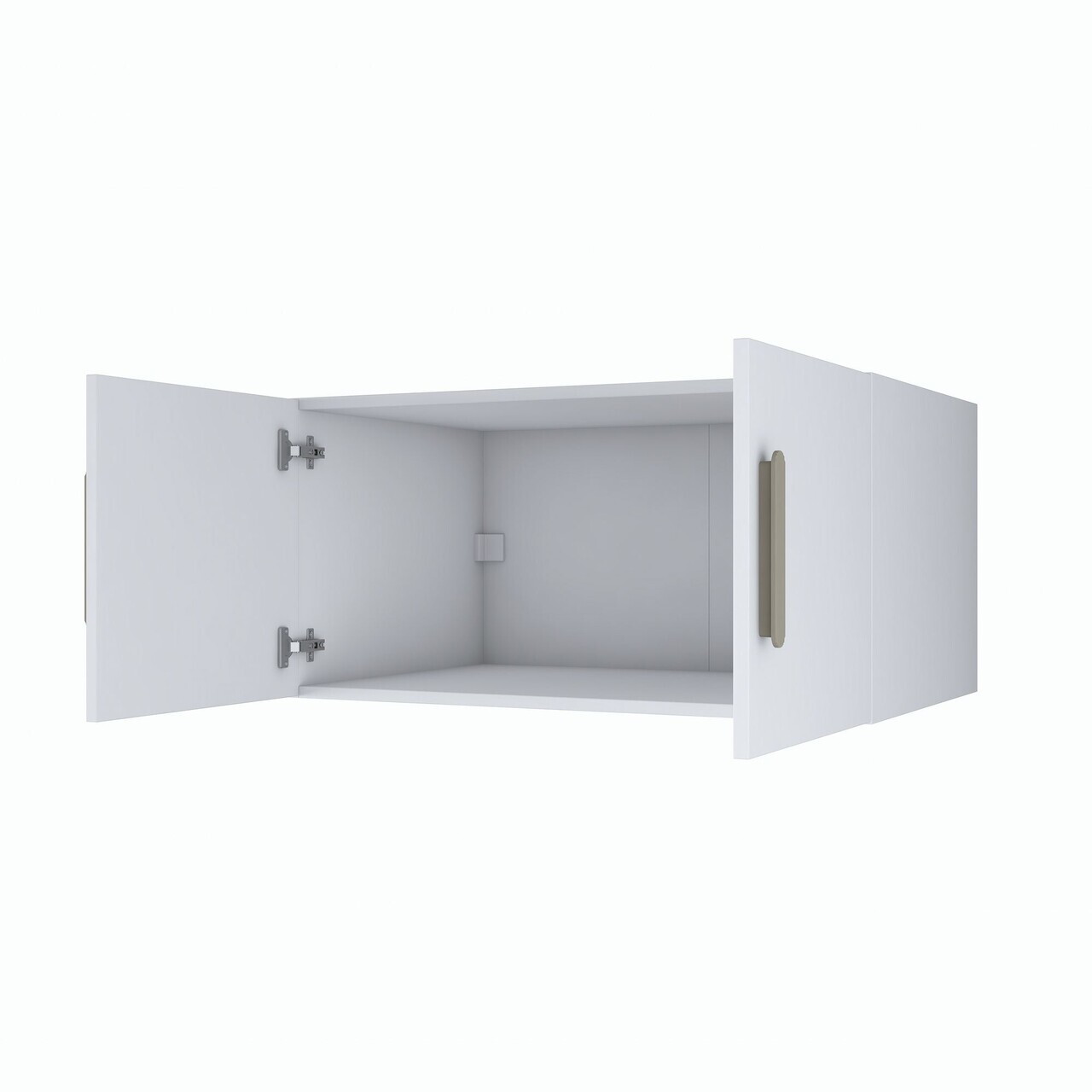 Dulap de perete, Hanah Home, BA166, 90x45x57.5 cm, PAL melaminat, Alb - view 10