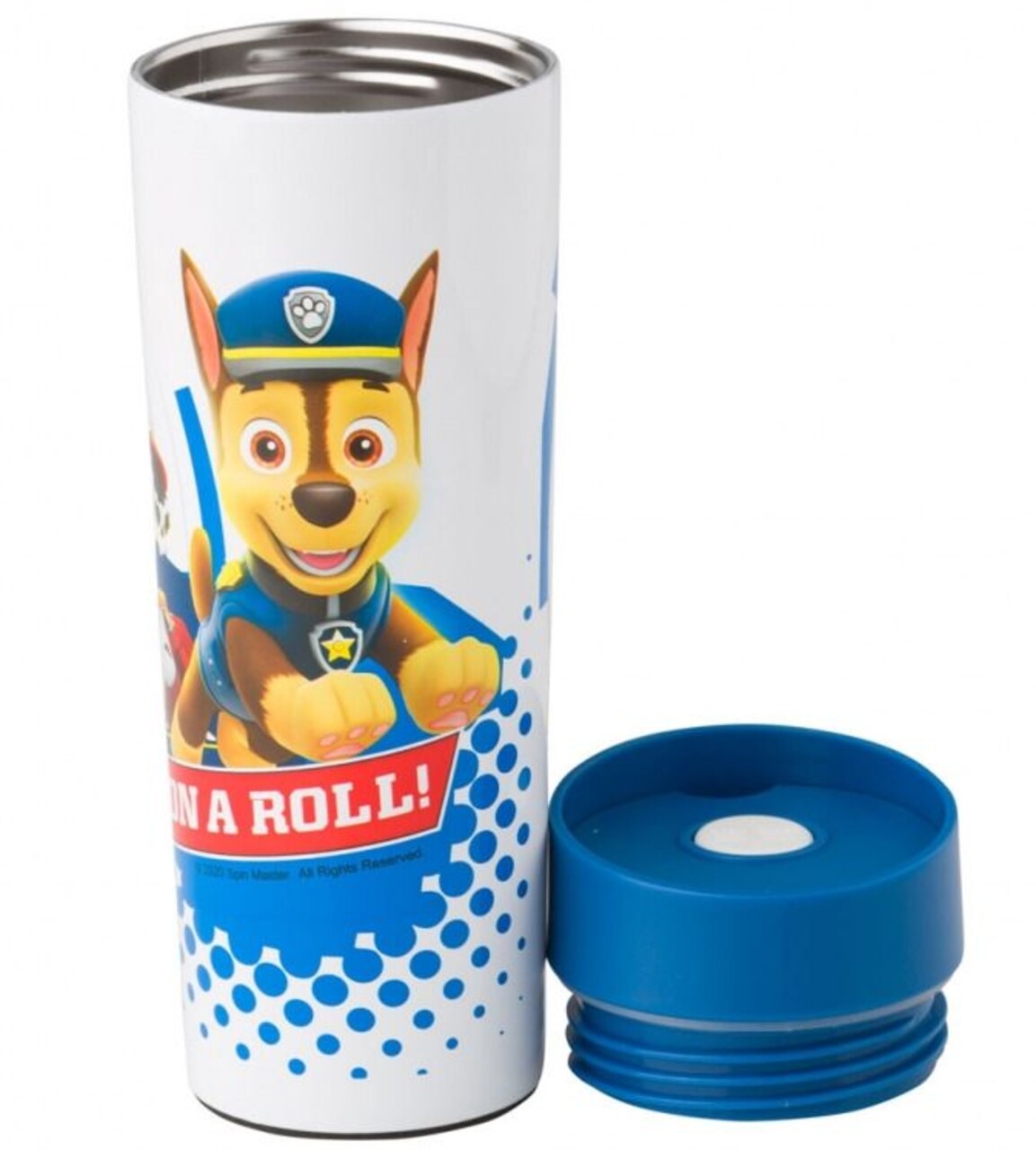 Cana Termos Boys PSI Patrol, Nickelodeon, 400 Ml, Inox, Albastru