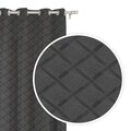 Draperie Cross Szara, Fashion Goods, 140x250, poliester, antracit