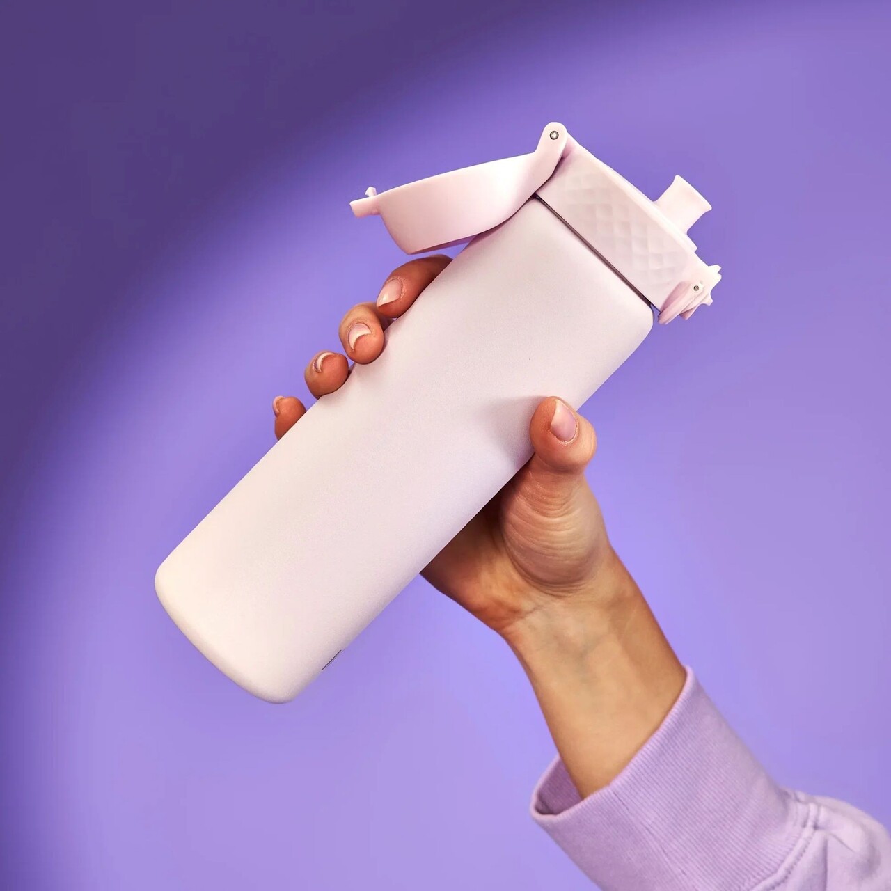 Sticla apa Slim, inox, 600ml, Lilac Dusk - Ion8 - view 5