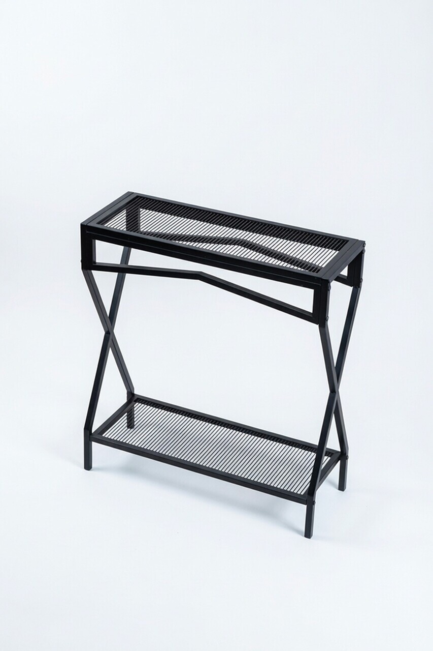 Bufet, Hanah Home, Gilda, 76x83x30 cm, Negru — imaginea 3