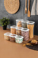 Set recipiente depozitare, Fremont, 964FRM1170, Plastic, Alb